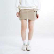 스파오 여성용 코듀로이 카고 미니 스커트 SPWHE4VG03