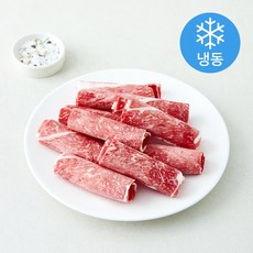 한우 목심 1등급 샤브샤브용 (냉동), 1개, 200g