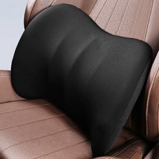 카쏙 등편한 소프트 허리쿠션, 블랙, 1개