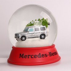 Rima117桌上室內裝飾雪花水晶球汽車, 混色