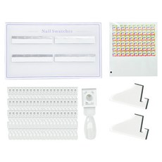 Funny Nail 色卡磁吸美甲展示板套組 KN-A4204, 1套, 混合色