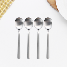Nineware 素色不鏽鋼湯匙, 單一顏色, 勺子 4p