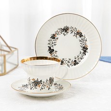 임페리얼포슬린 노벰버 트위그 티세트 3p, 혼합색상, 1세트