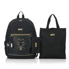 WINGHOUSE 漫威鋼鐵人圖案後背包+手提包組 MV0627