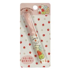 Sumikkogurashi 角落生物 小夥伴圓型筆式剪刀 C, 甜點, 1支