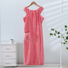 Sonio Fine Style 毛巾莓果口袋浴袍 長115cm x 寬130cm, 隨機出貨, 1個