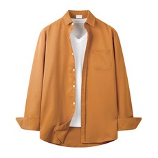 HARRISON HOMME 男款素色口袋襯衫