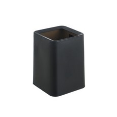 Star 現代風格簡約垃圾桶 8L, 黑色, 1個