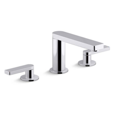 KOHLER 合成3孔大彎管洗臉水龍頭 73060T-4-CP, 1個