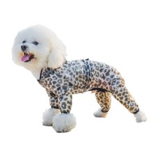 芙朗溫德 小型犬 / 中型犬 四腳防水雨衣, 豹紋, 1個