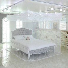 Ivy Deco簡約方形蚊帳 210cm, 單色