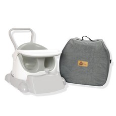 젤리맘 와이즈체어 A클래스 변신 아기의자 + 가방 + 카트, 뮤티드그레이(와이즈체어), 그레이(가방), 그레이(카트 + 리드줄)