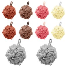 Modern柔軟綿密起泡沐浴球組 50g, 混色, 1組, 10入