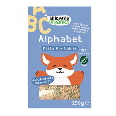 little pasta 英國小小帕斯達 造型義大利麵 ABC字母 10個月以上, 250g, 1盒