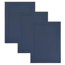 indi 仿皮獎狀證書夾, 靛青, 3個