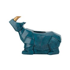 JHCompany 犀牛面紙盒, 深綠色, 1個