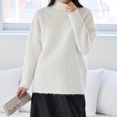 봉봉스토리 스노든 반폴라 니트 티셔츠 임부복