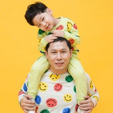 VERSOA 親子微笑T恤 2件組 GY