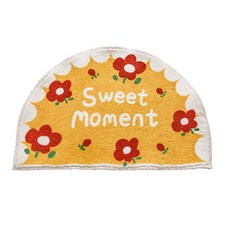 JCP半圓甜門墊 L, 黃色的, 1個