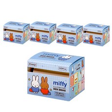 ii GEN 一正 Miffy 抽取式貼紙便條紙, 120張, 藍色, 5個