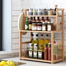 THE ZAKKA 多功能木質迷你3層收納置物架, 單色