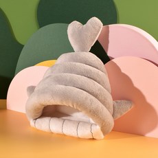 Carno 卡諾 舒適鯨魚倉鼠睡袋 L, 1個, 灰色