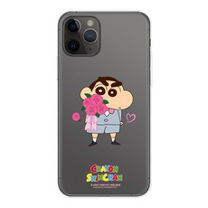 짱구는못말려 컬러 클리어 젤리 휴대폰 케이스