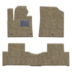 포시즌카매트 확장일체형 코일매트 3p, 기아 쏘렌토 MQ4 가솔린 디젤 겸용, 브라운