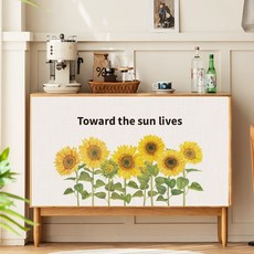 Artihome 春日花卉魔鬼氈櫥櫃簾, GL727