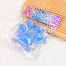 Miral Company 紓壓揉捏手腕靠墊 水晶藍貓掌, 1個