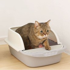 요기쏘 고양이 베이직 프레쉬 화장실, 그레이, 1개