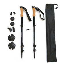 P31 超輕量登山杖 2入組, 混合色