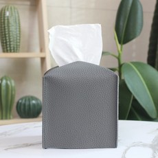 카리스 사각사각 고급 가죽 휴지 티슈 케이스, A06