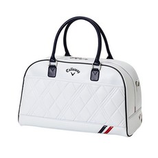 Callaway PU運動波士頓提包, 白色的