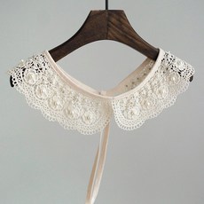 BABISOO 綁帶珍珠迷你圓形領