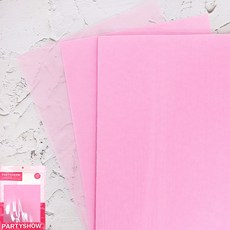 PARTYSHOW A級 彩色薄紙 8開, 淺粉紅色, 200個