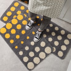 Little rabbit 圓點點吸水腳踏墊 50*80cm, 11號, 1件