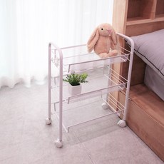 Market Plan 輕質網狀鋼製手推車, 3層, 白色