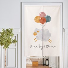 Funny Seller Insta風格布質遮光窗簾, 綿羊