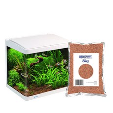 grovita 上表面和集成罐XR-320 +開花生物砂粉8kg套件, 混色（水箱）、紅色（生物沙）