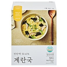 Yechanwon 即食凍乾湯塊 雞蛋湯風味, 5入, 10g