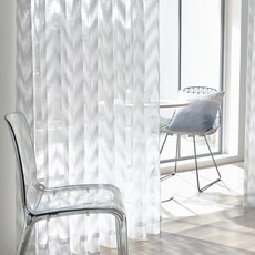 메리아 망사레이스 아일렛 거실커튼 대형 2p