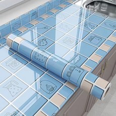 Sunbit Kitchen 防水廚房壁貼 藍色廚房, 1個