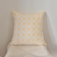 I'm Living 半纖維蜂蜜格紋抱枕套 2件組