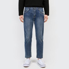 더액션 남성용 히든밴딩 데미지 워싱 데님 팬츠 P2984 short