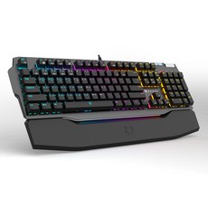 MiCRONiCS Kailh Box RGB 電競機械式有線標準型鍵盤, 黑色, MECHA ZK-1, 標準型