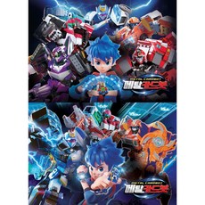 Unicorn 兒童用 金屬卡片機器人 8開拼圖 2件組, 1套