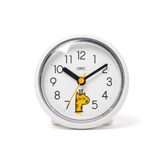 OWC 靜音吸附式防水浴室圓形壁鐘, 長頸鹿