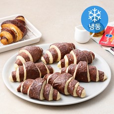 삼립 얌 바로생지 블랙투톤 크로와상 (냉동), 75g, 1개, 10개입
