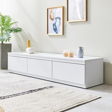 가이온 베이직 서랍형 거실장 1500 방문설치, 화이트